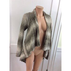 Isda & Co Cardigan Sweater Draped Womens XS